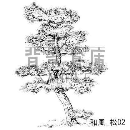 和風_セット3（外観 庭）