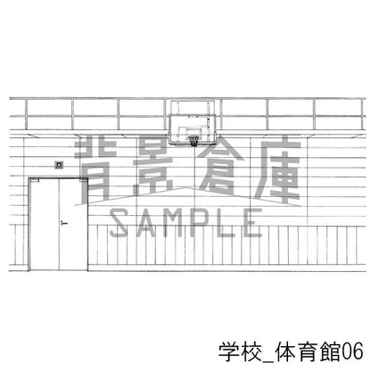 学校_セット8（体育館）