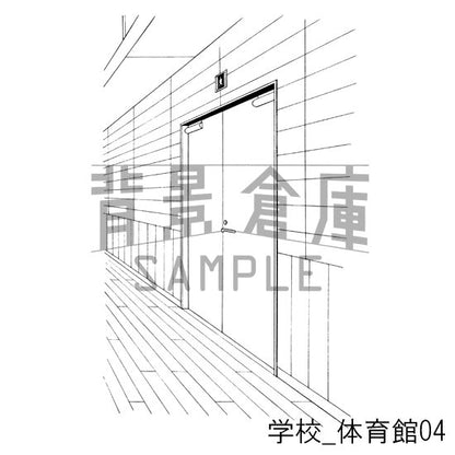 学校_セット8（体育館）