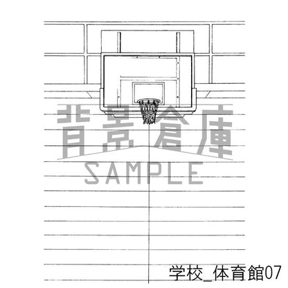 学校_セット9（体育館）