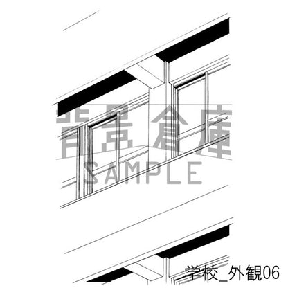 学校_セット10（外観）