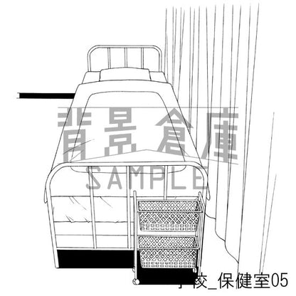 学校_セット12（保健室）