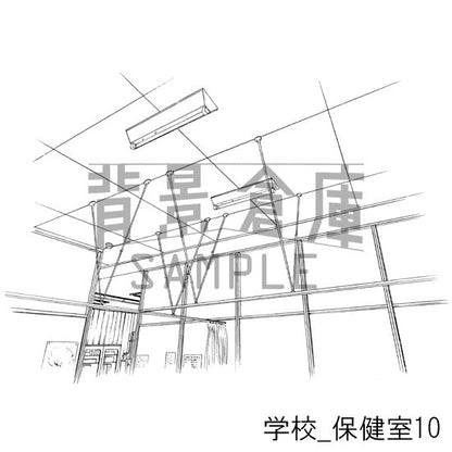 学校_セット12（保健室）