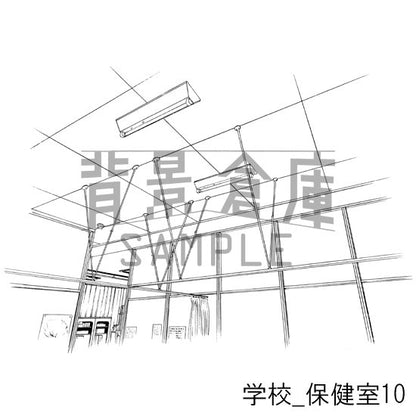 学校_セット12（保健室）