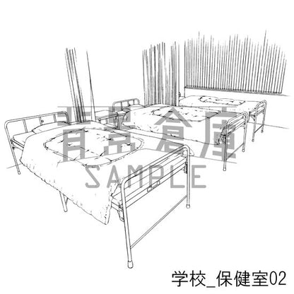 学校_セット12（保健室）