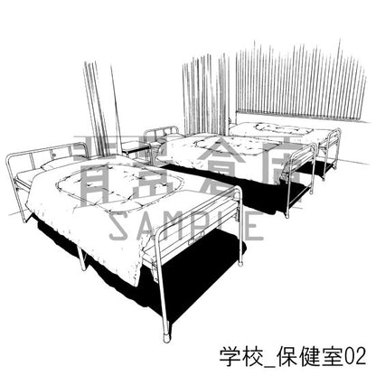 学校_セット12（保健室）