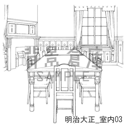明治大正_セット3（室内 扉）